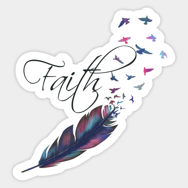 Faith Sticker by LLLTees